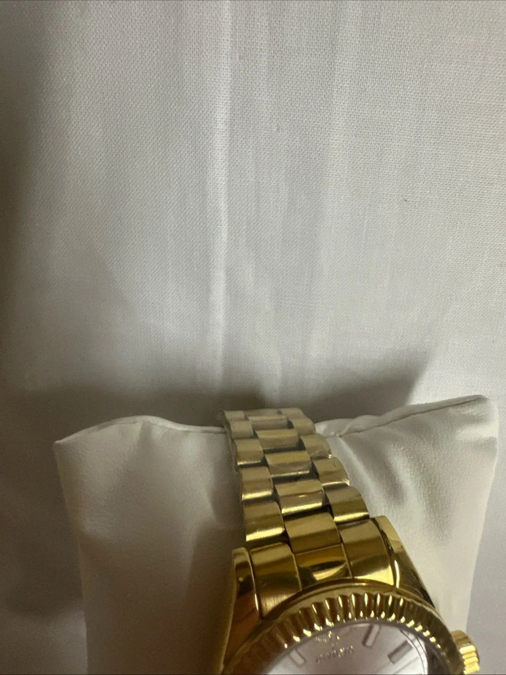 Invicta Gold-Tone Bracelet Watch with Silver Dial